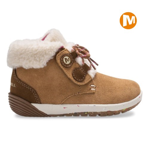 Dětské Zimní Boty Merrell Bare Steps Cocoa Jr. Světle Hnědé (CZ. WSHIQ)